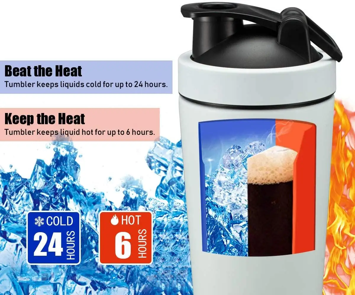 700ml Easily Clean Custom Logo Stainless Steel Gym Cup Blender Protein Shaker Bottle Bar Bartender Metal Cocktail 24OZ 25OZ