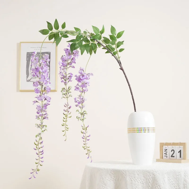 Новые продукты высококачественные Искусственные цветы из фасоли Глицинии свадебные арки для рыбалки на открытом воздухе