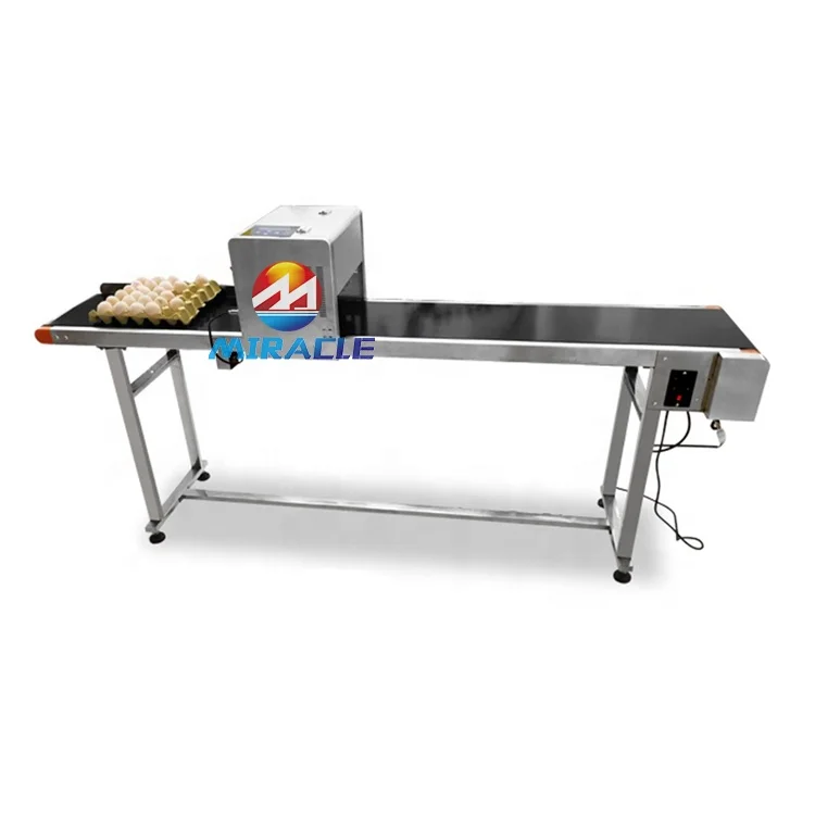 Factory price egg stamping system egg printer machine