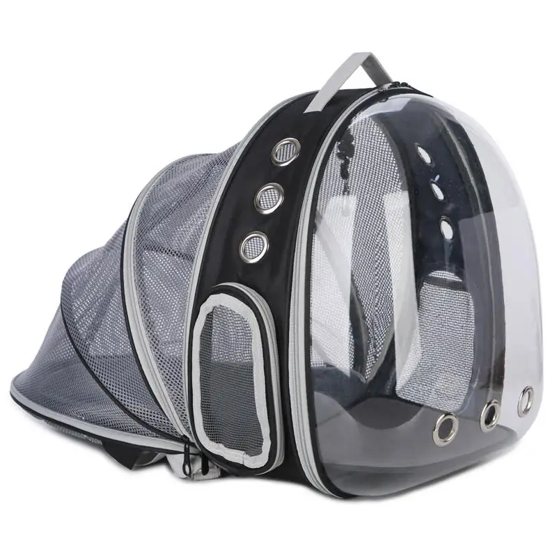 
expandable transparent bubble space capsule pet cat carrying carrier backpack 