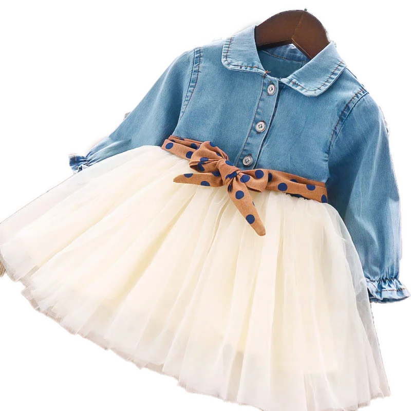 Осеннее платье для девочек с леопардовым принтом и поясом, детская одежда, платье принцессы, повседневная детская одежда, одежда для девочек