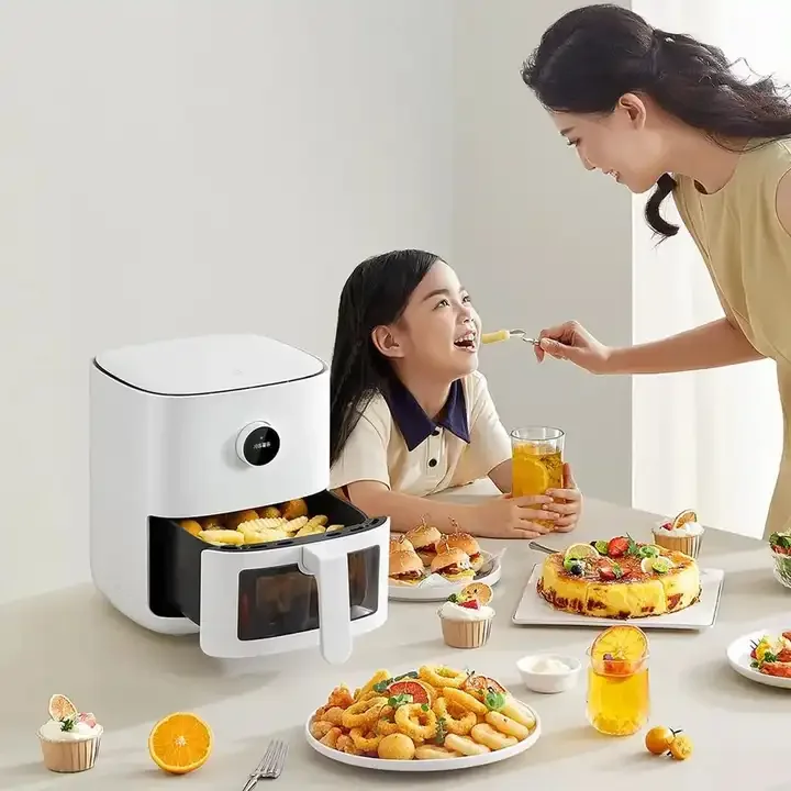 Xiaomi Mijia Mi Smart Air Fryer Pro 4L Cooking Window Nonstick Coating No-Oil Frying 24H Intelligent Appointment OLED Screen