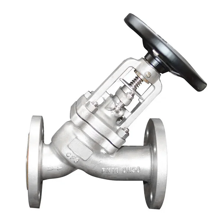 Gas pipeline DN15-DN400 PN10 16 Bellows Seal Titanium Alloy Globe Valve
