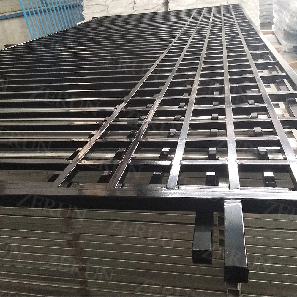 2023 New Design Cheap Wrought Iron Fence Panel / Aluminum Metal Picket Ornamental Fence