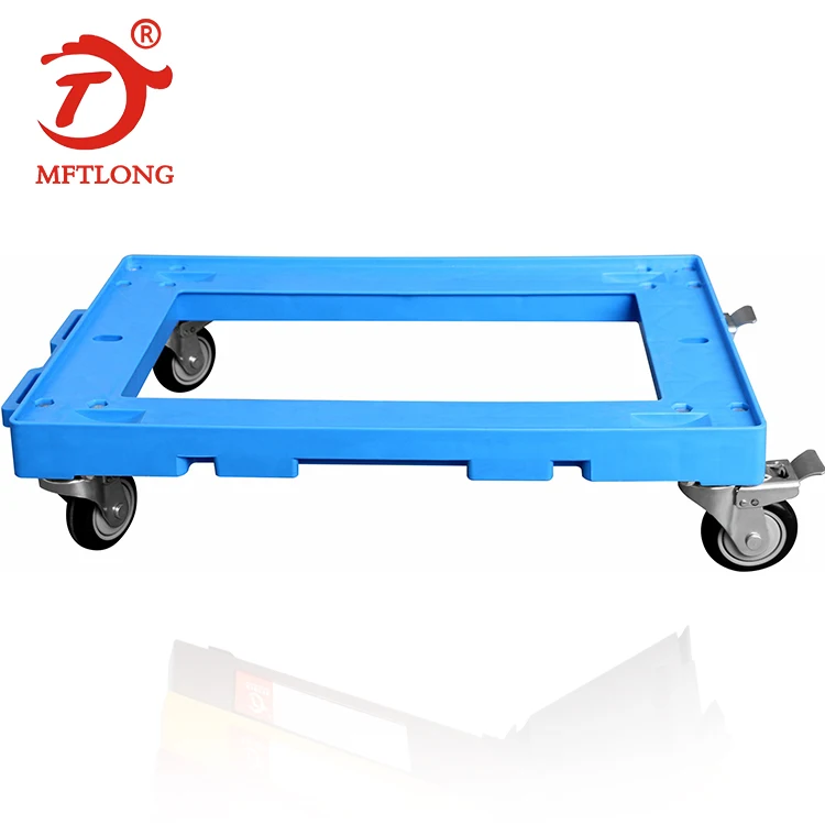 4Wheel Box Car crate car MFTLONG tools car Box Cart crate cart Tools Truck moving trolley Dolly1# Plastic Platform with free Rod