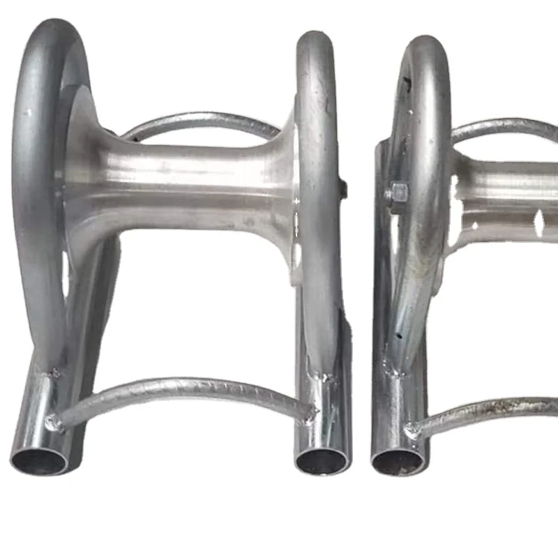 Industrial Heavy Duty Cable Rollers Bearings Straight Line Bridge Electric Power Pithead Cable pulling Roller