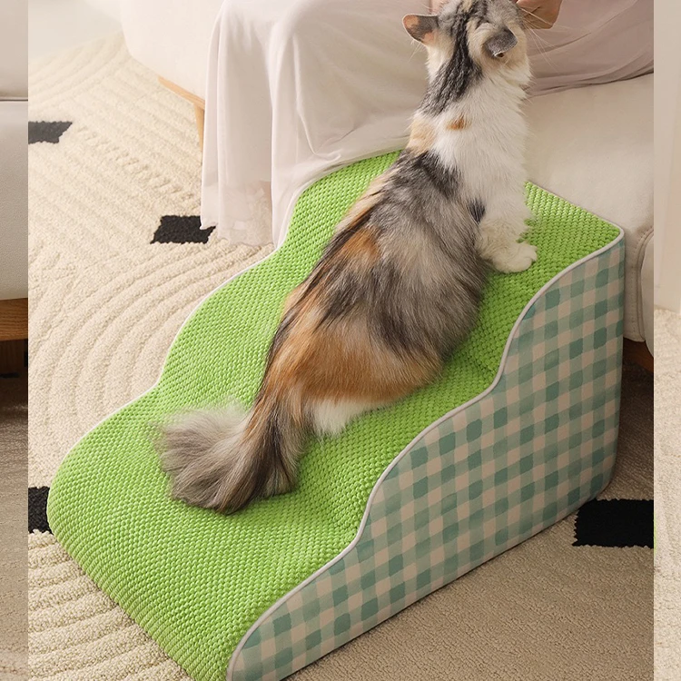 Luxury Pet Climbing Frame Integrated Slope Staircase Stable Non-Collapsing Structure Tight Wear-Resistant Anti-Slip Removable