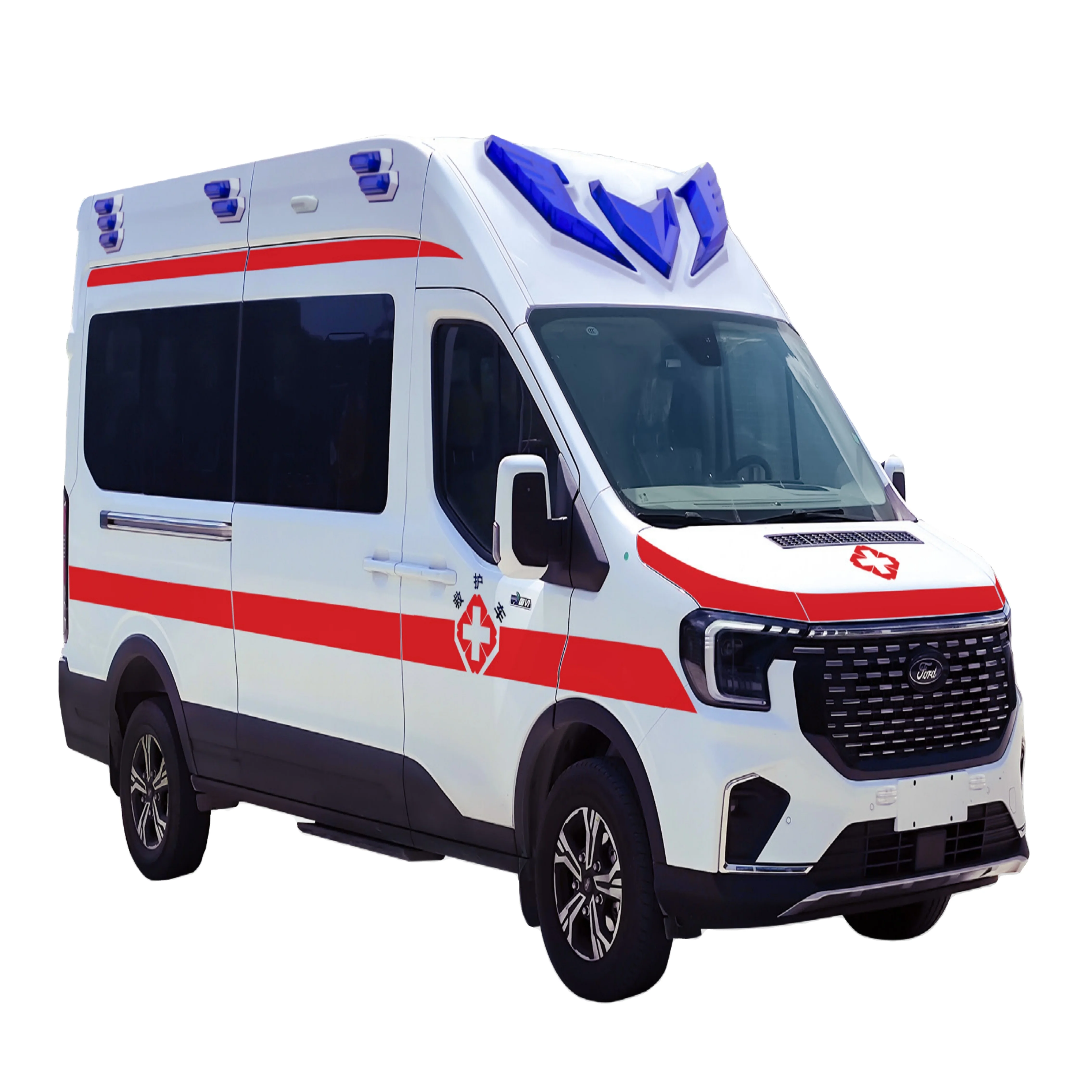 Custom FORD Transit T8 Ambulance Vehicle High-Roof Diesel Manual Transmission Euro 5 6 Emergency Vehicle