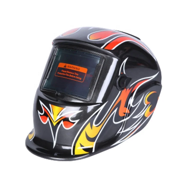 Flame Skull Welder Helmet Impact Resistance Construction No Welding Slag Auto Weld Helmet