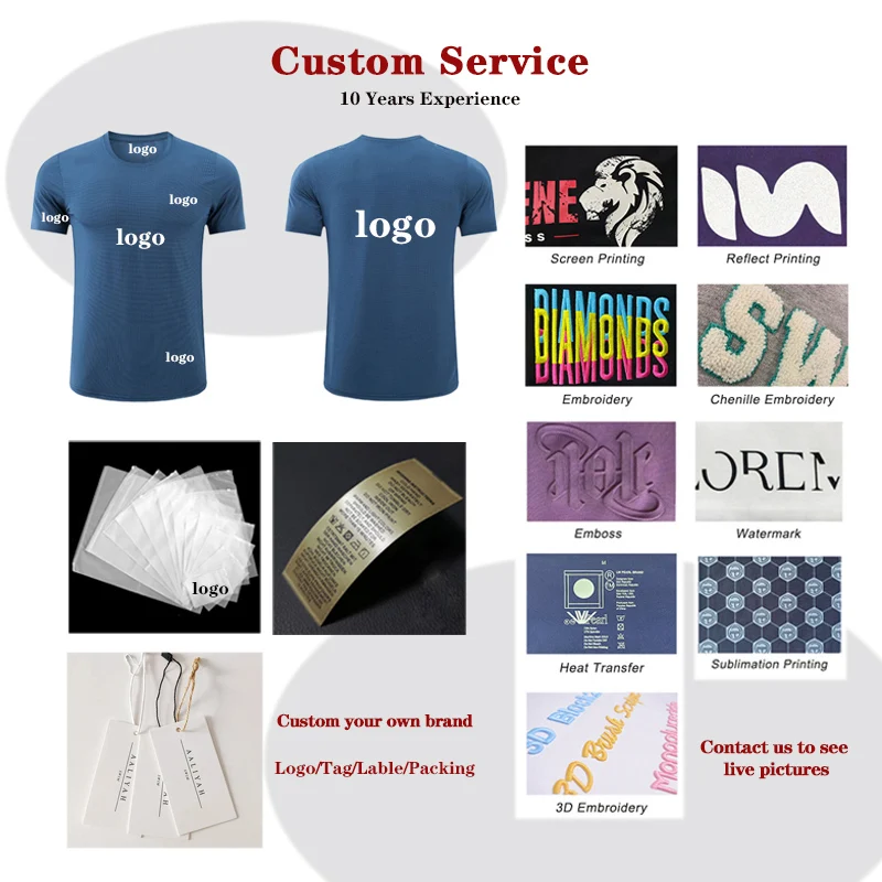 Gym Wear Men Training Clothes Polyester Custom Compression Shirt Gym Men Quick Dry Sport Clothes Men Gym T Shirt