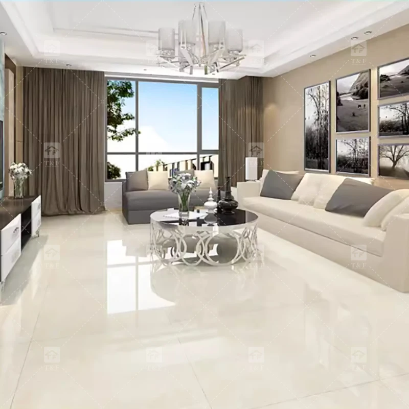 Foshan Carreaux Sol Maison 60x60 Luxury Glazed Porcelain Vitrified Living Room Floor Tile for Home