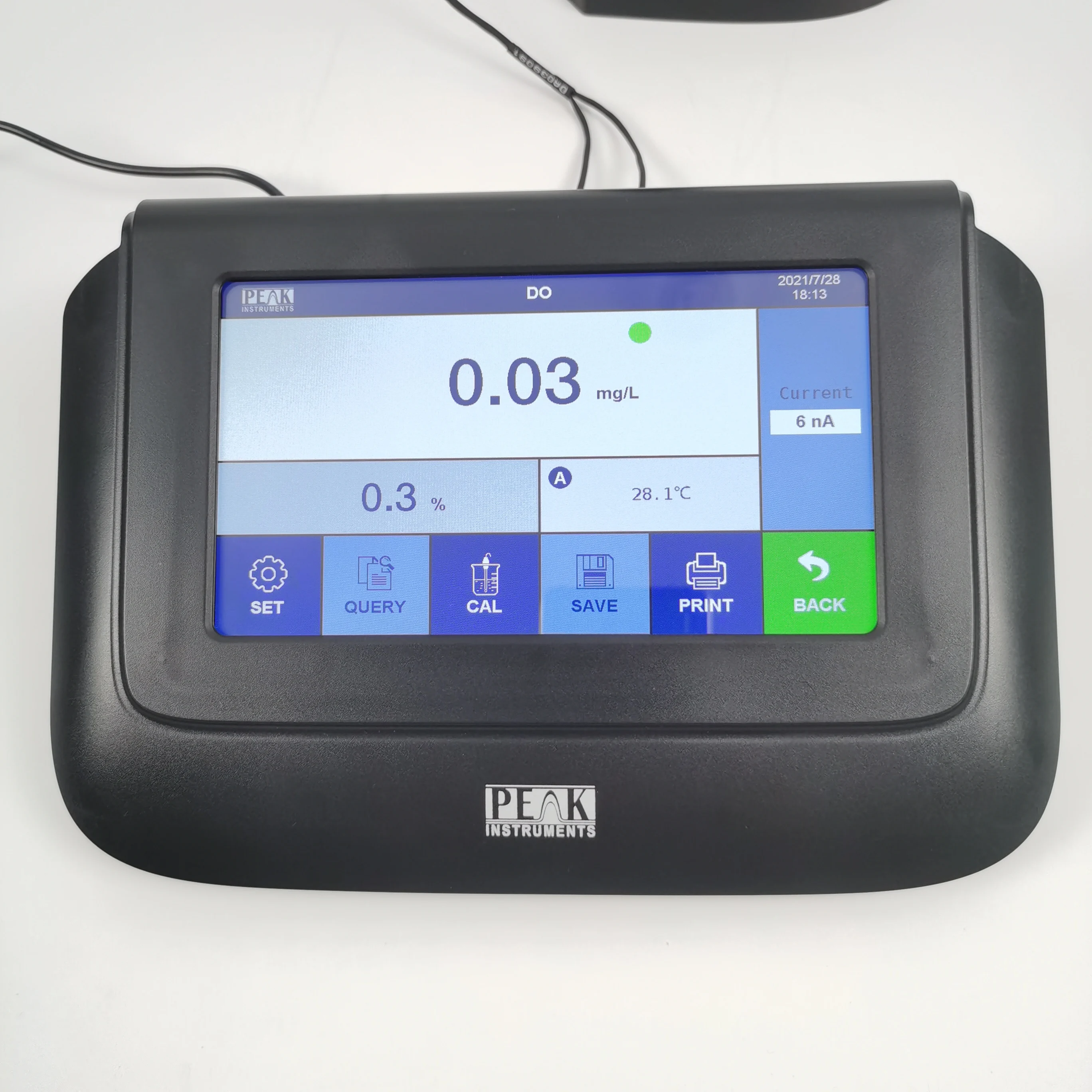 Пиковые инструменты Benchtop, высококачественный сенсорный экран, датчик растворенного кислорода в воде