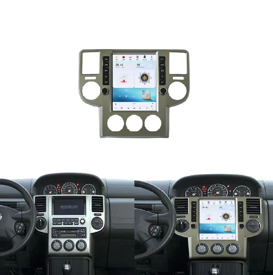 10.4 inch Tesla Style Android11  Car DVD Navigation for Nissan  X-trail T30 2002-2007 Car Radio Multimedia GPS Navigation