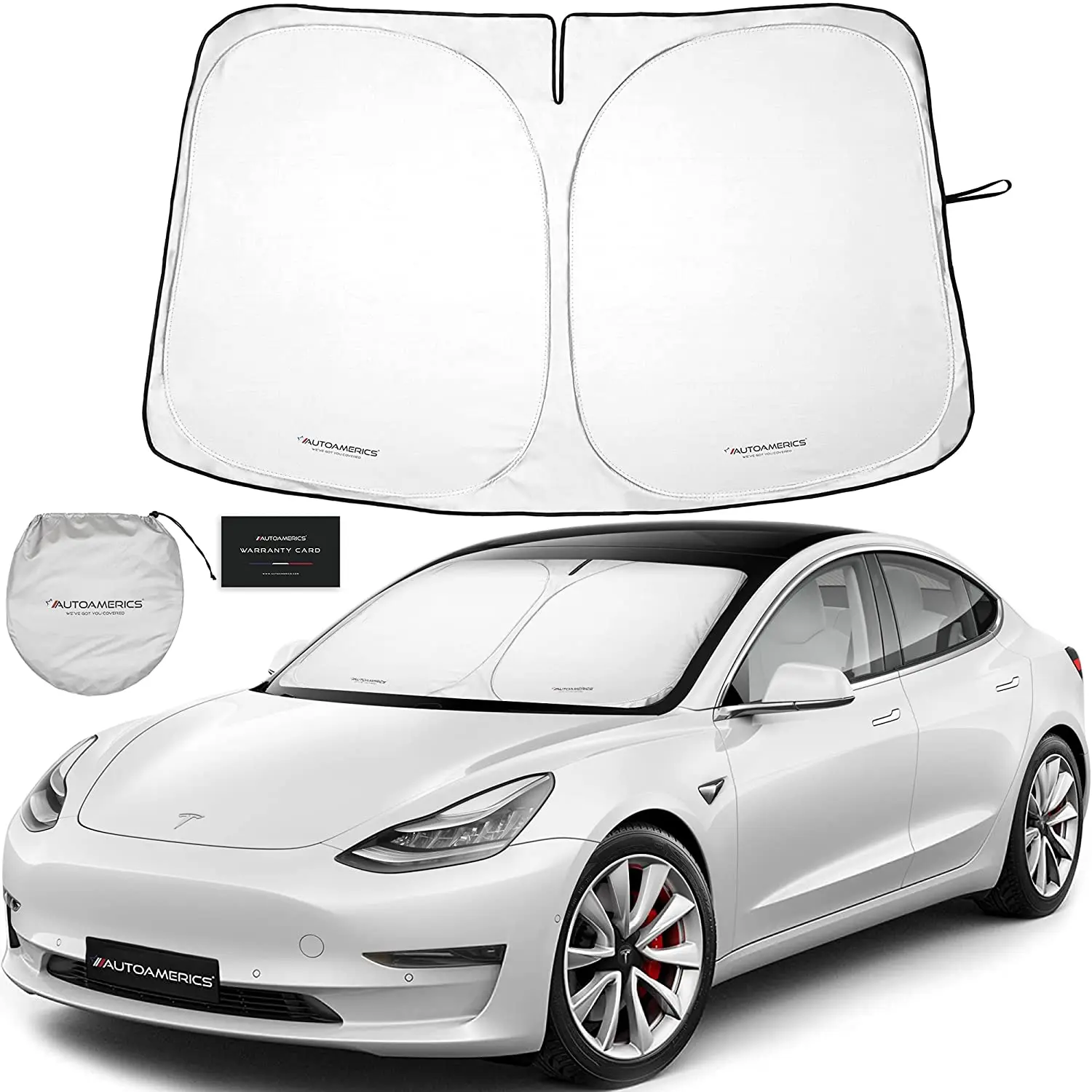2023 new foldable car sunshade front windshield sunshade for Tesla car sunshade keep cool in the car