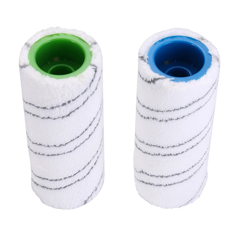 
2xMicrofiber roller set for karcher FC3 FC3D Cordless Preminum FC5 FC5 Preminum FC5 Cordless Floor cleaners.durable and washable 