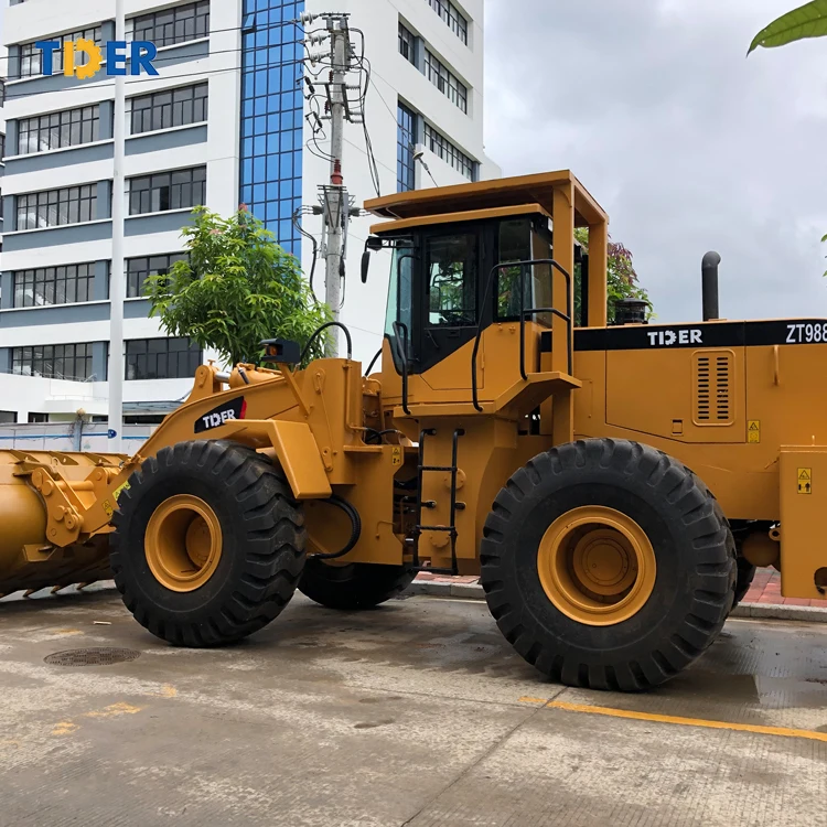 TDER LW800KN New front loader 8000kg 8t 8ton wheel loader with pilot control
