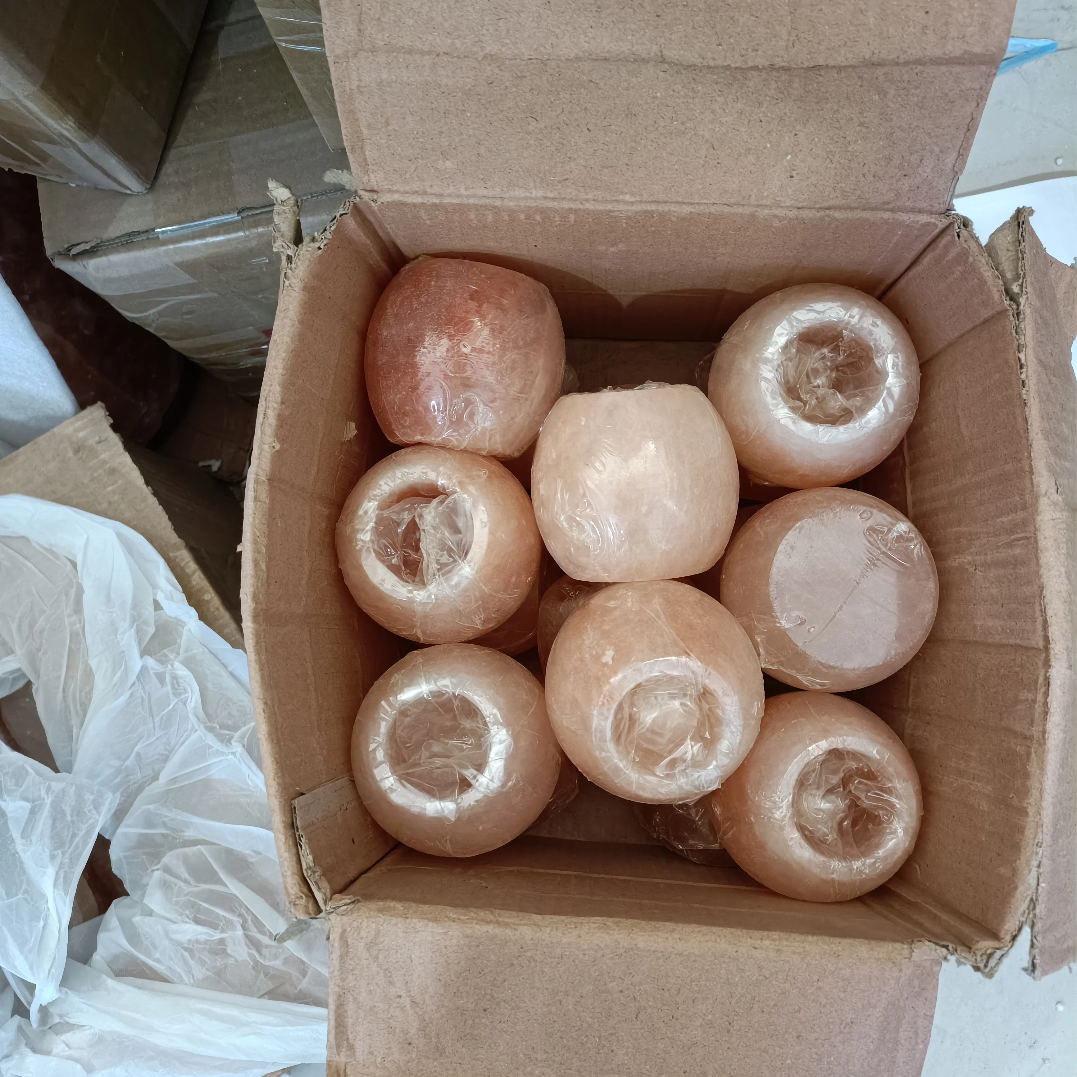 Natural Himalayan Pink Salt Lamp Hand Carved OEM Packing Manufacturer Salt Lamp