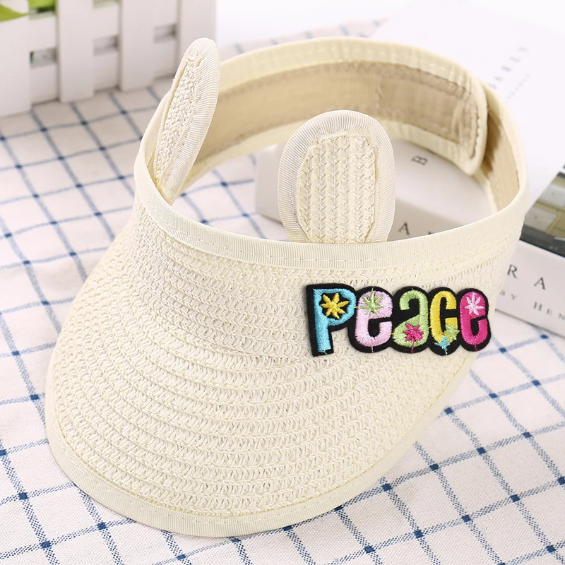 Новинка от производителя, корейская детская летняя Складная соломенная шляпа, Детская летняя Пустая Шляпа с козырьком от солнца, Солнцезащитная шляпа