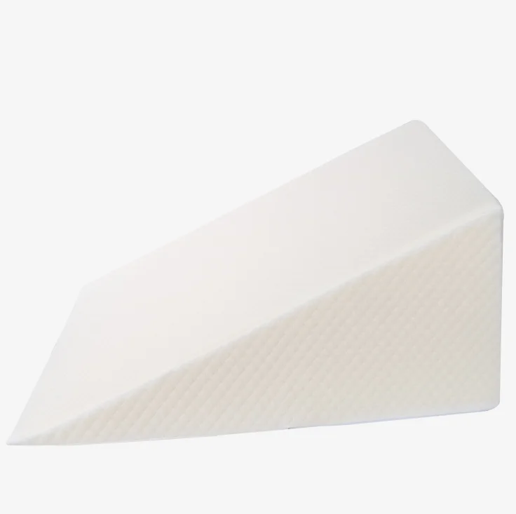 Memory foam wedge-shaped triangular pillow slope positioning bed wedge pillow to relieve low back pain