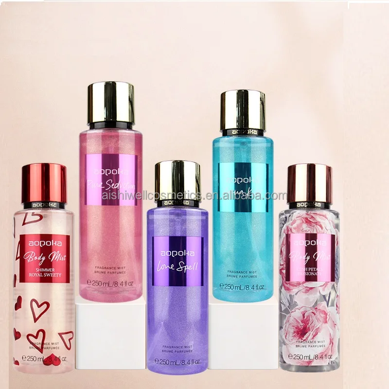 250ML Secret Body Splash Sets Wholesale Natural Vv love Body Fragrance Mist Spray Perfume for Woman