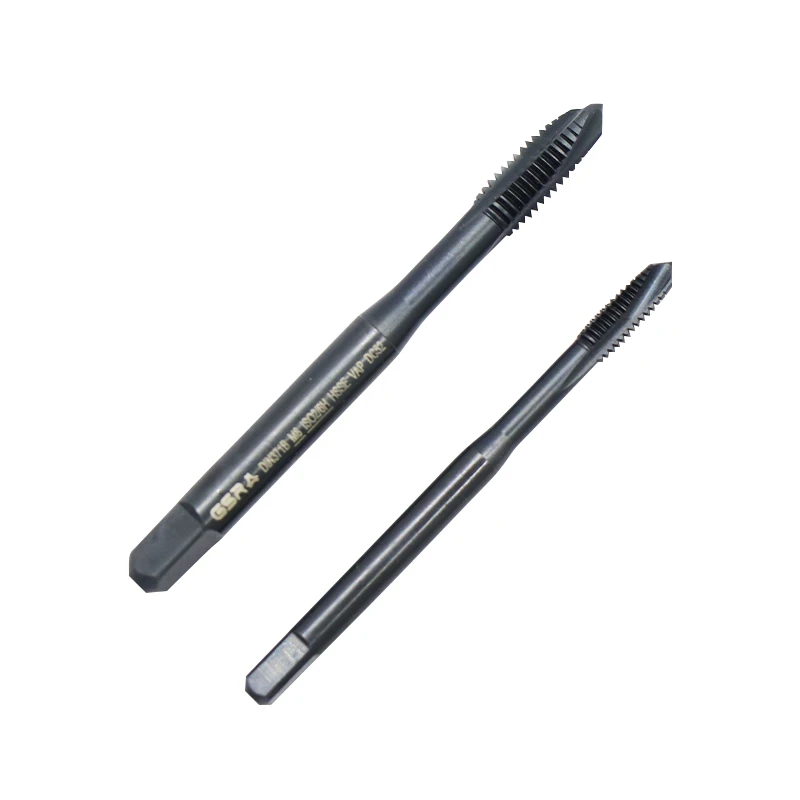 Machine taps DIN371 Form B HSS spiral point fully ground Nitried thread cutting tool VAP black oxide  M3-M10