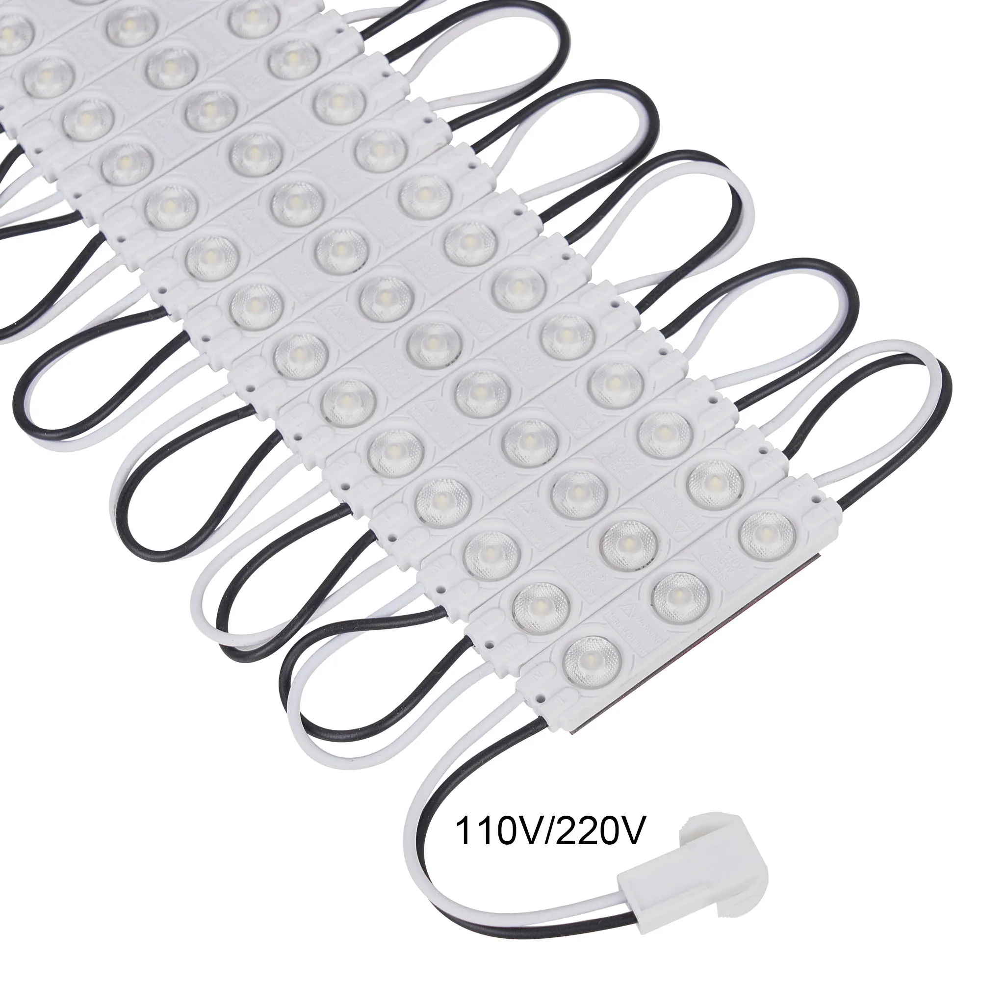 AC 110V ip65 Waterproof Led Module for Advertising Light Box Module led for signs 1.5w 3 leds lights billboard storefront light