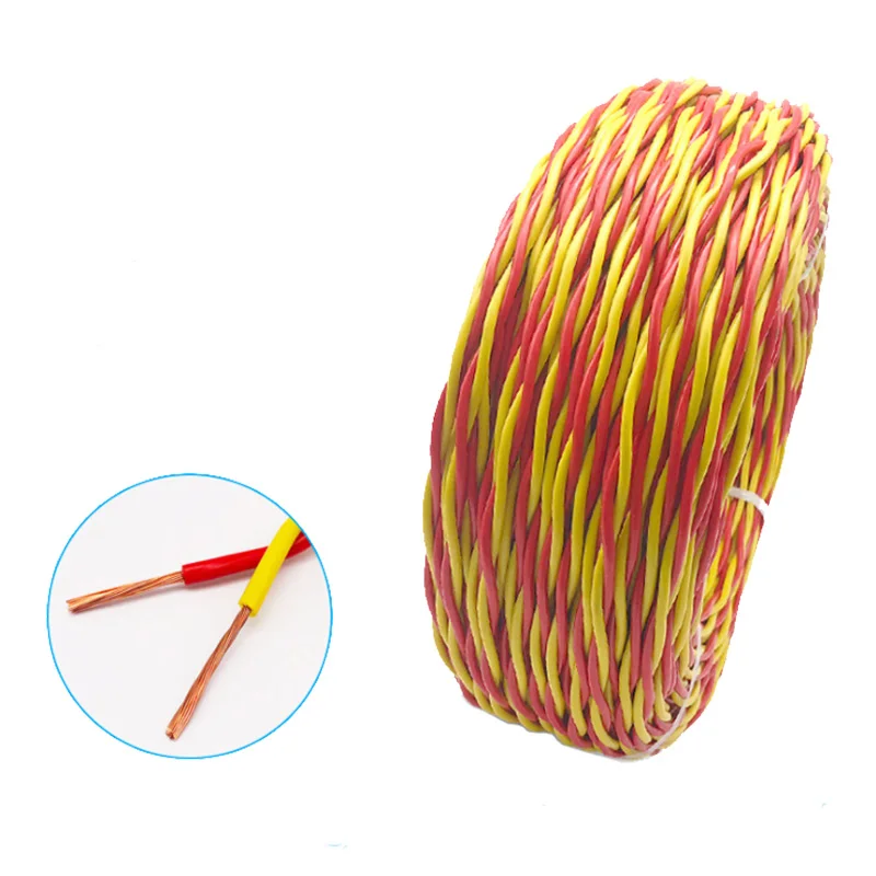 0.5 0.75 1 1.5 2.5 Mm Stranded Electrical Twisted Rvs Cable Wire