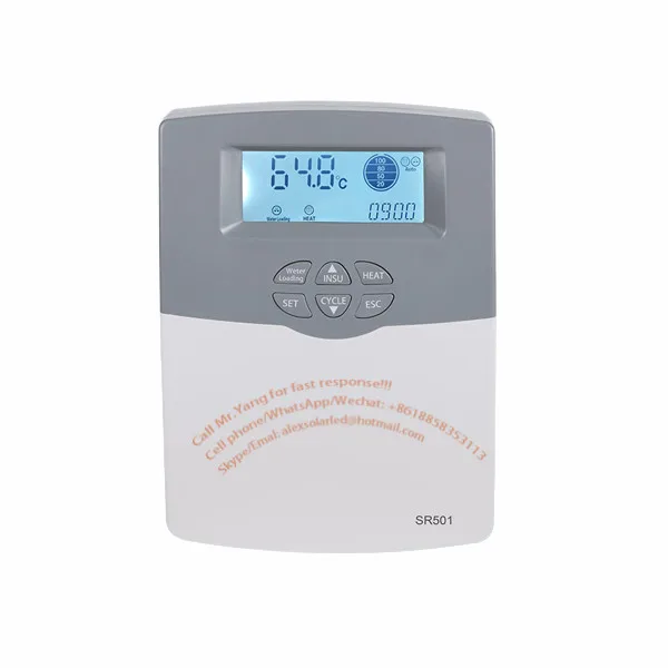 Часть солнечного водонагревателя SR501 SR609C SR868C8 Солнечный водонагреватель с интеллектуальным контроллером