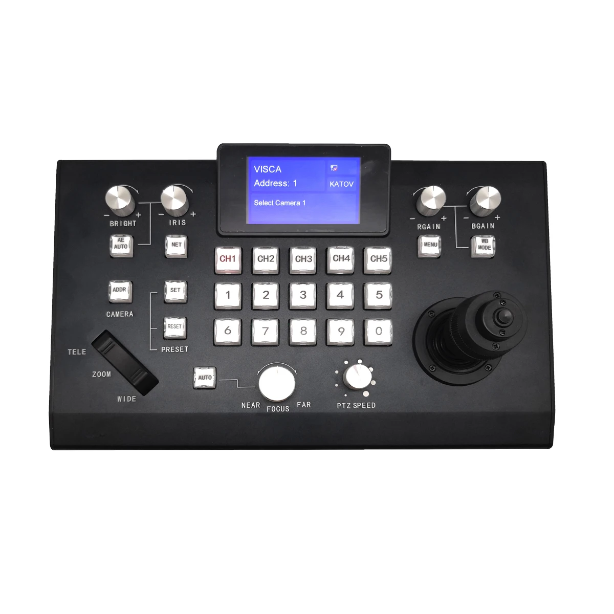 KATO RS485/232 V isca over IP PTZ Camera joystick Keyboard Controller for broadcasting  KT-510C