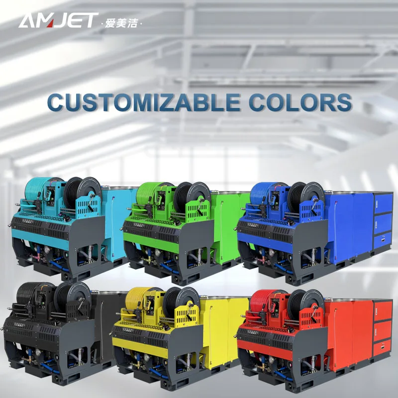 Customized package RS four-channel remote control drain cleaner machine drain cleaning machine drain jetting machine