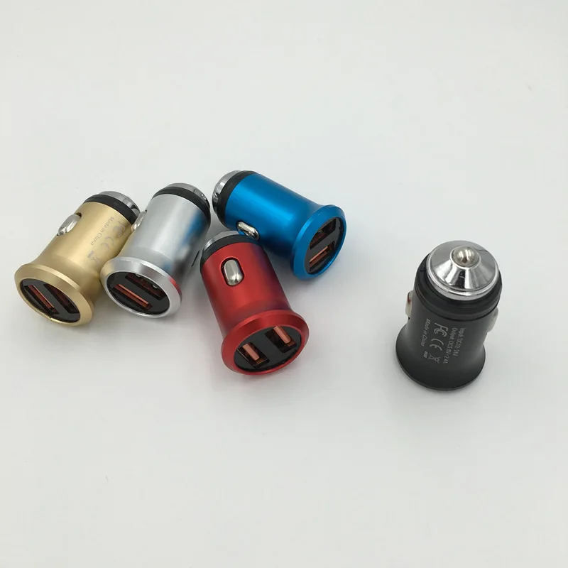 phone charger with two ports promotional usb sticks with 2-port car phone charger