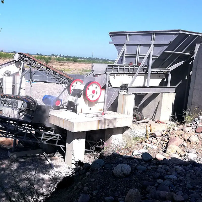 small stone pulverizer Diesel Engine Portable Crushers hot sale in UZ