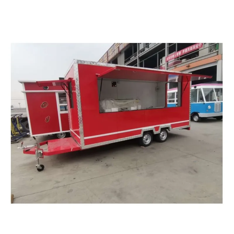 New design hot dog container small food trailer mobile food carts coffee van