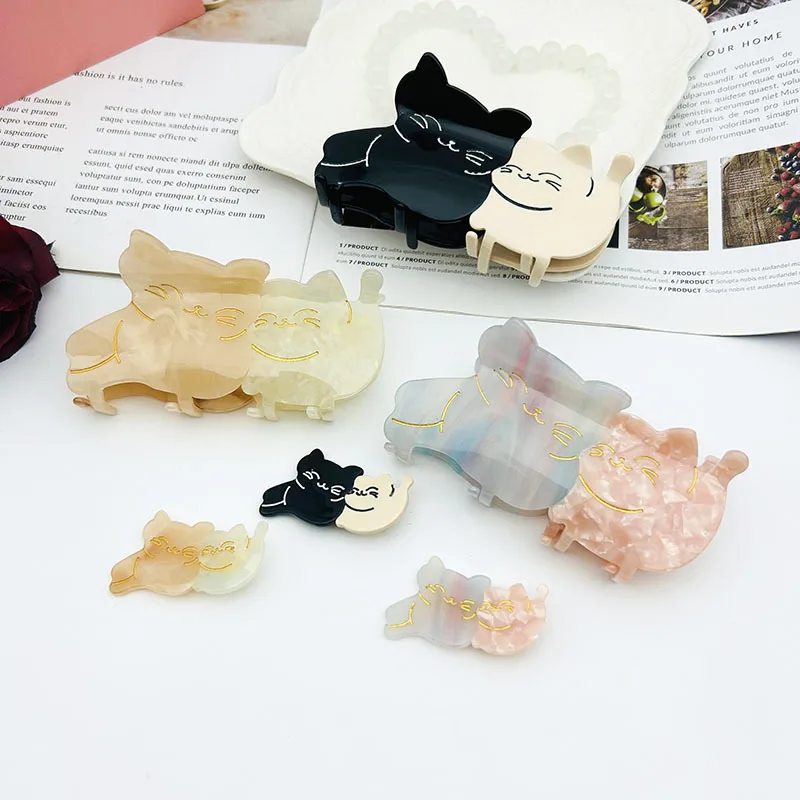 Заколки для волос в форме кошки