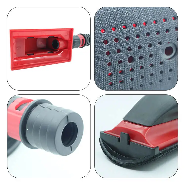 Replacement Hand Sanding Pad  Dust Extraction Vaccum 70x125mm Sanding Grinding Sponge Block