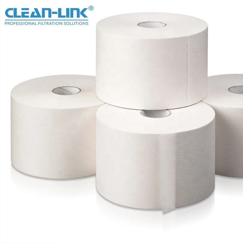 Glass Fiber Filter Media Fiberglass Filter Paper for Cleanroom