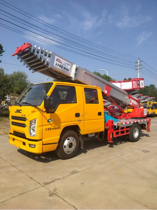 JMC 21m hydraulic truck mounted aerial work platform aerial ladder truck for sale