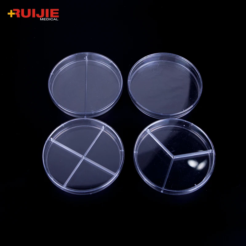 Заводская цена стерильные круглые блюда Петри