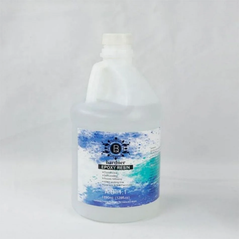 Transparent crystal drop glue epoxy resin AB glue quick dry handmade DIY river table epoxy resin