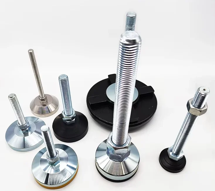 YHD WAM08 Level Adjustment Foot Heavy-duty round base Leveling Mount For Machinery Equipment