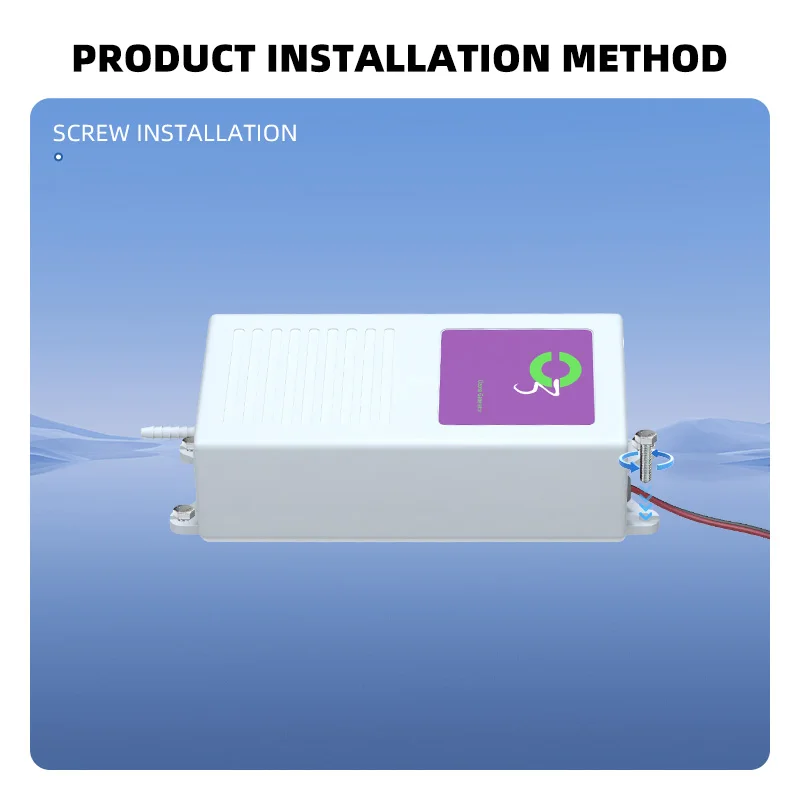 TCB-115 300mg/h Fruit Vegetable Mini Ozone Generator for Water Treatment Portable SPA Generator Ozone Electric Ce ABS 280g