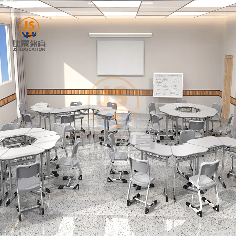 JS HY02110 school furniture study desk chair