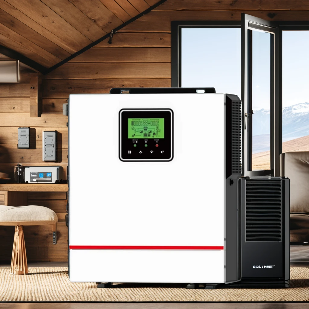 Pure Sine Wave 1KW 1.5KW 2.2KW 3KW 5KW 220V Single Phase DC to AC Off Grid Hybrid Solar Inverter With MTTP Charge Controller//