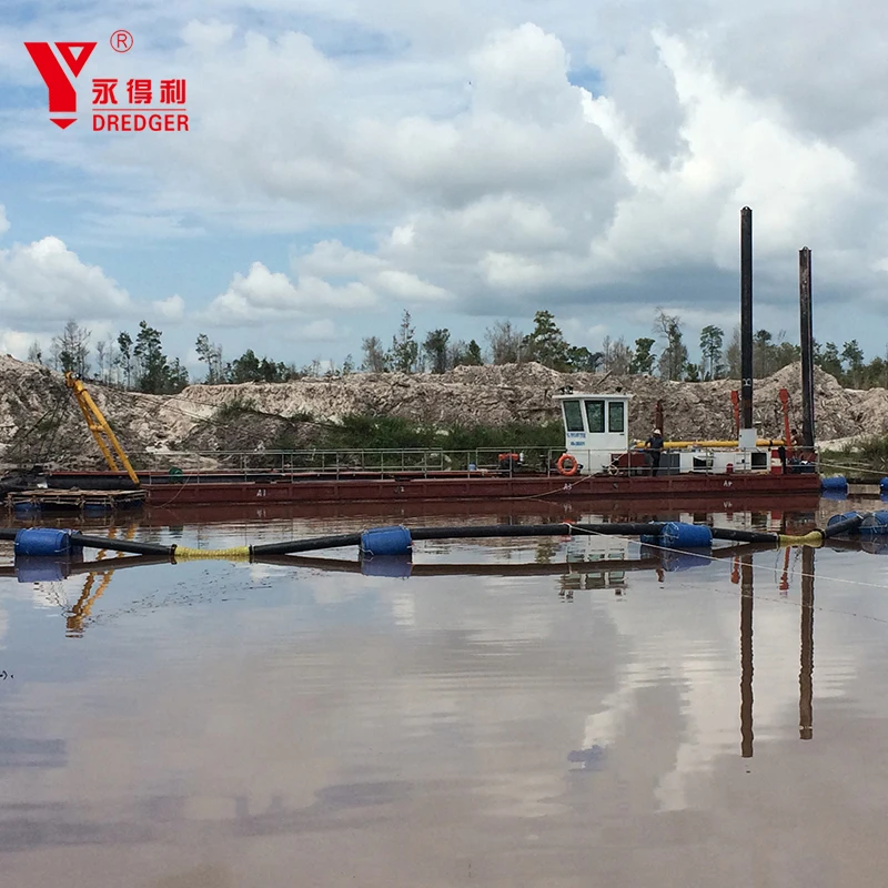 High quality 6 Inch Hydraulic System Cutter Suction Dredger With Clear Water Flow 300cbm/hr
