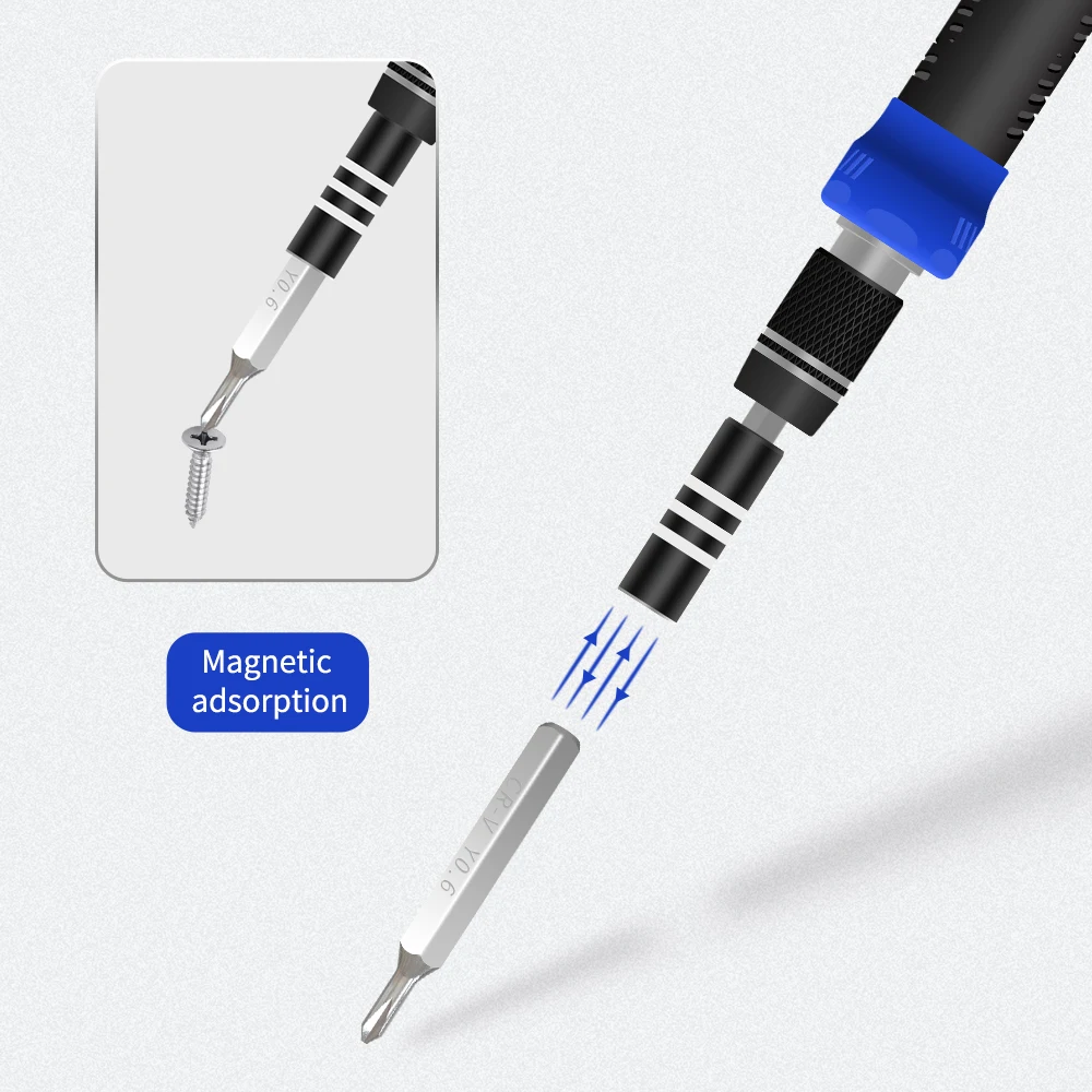 Precision Screwdriver Set Screwdriver Kit 161 in 1 Tools Repair Kit with T5 T6 Torx Screwdriver Set for Phone Watch Laptop DIY