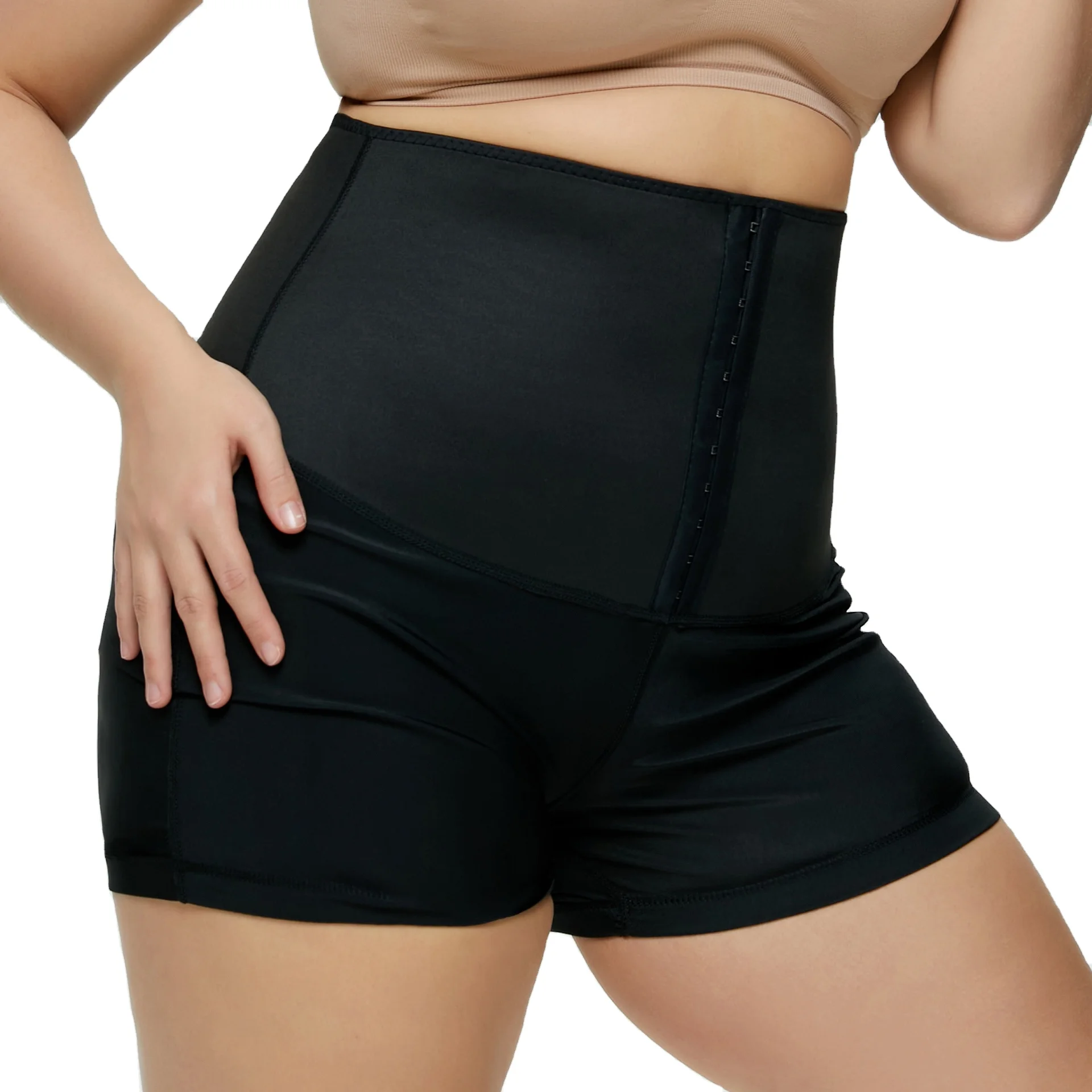 Women Butt Lift Tights Seamless Wholesale Price Sweating Pants  High Waist Short Coated Polyester And Spandex Material Yoga Set