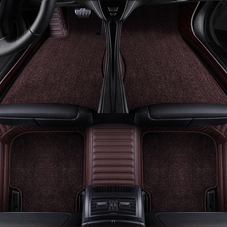 Special design 3d 5d artificial pu leather car floor mats for lexus tesla model 3 honda city camry 2015 nissan d21