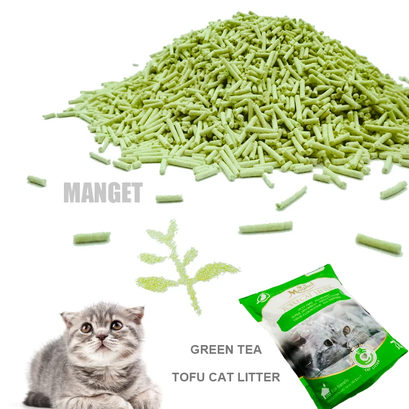 Toilet flushable cat litter sand tofu cat litter