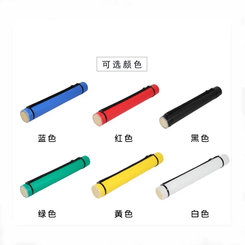 Extendable Poster Tubes Expand with Shoulder Strap PE Plastic Painting Tubes Drawings Art Portable Durable Round Storage Cases