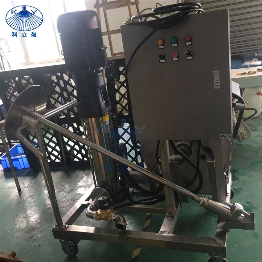 Mobile tank washing machine, Semi-automatic tank cleaning equipment
